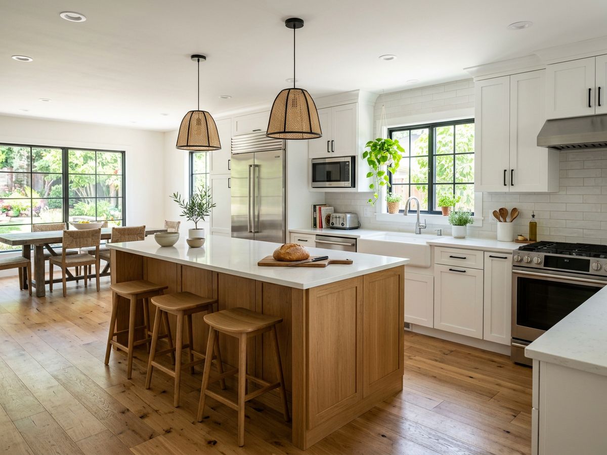 Freshly remodeled modern kitchen